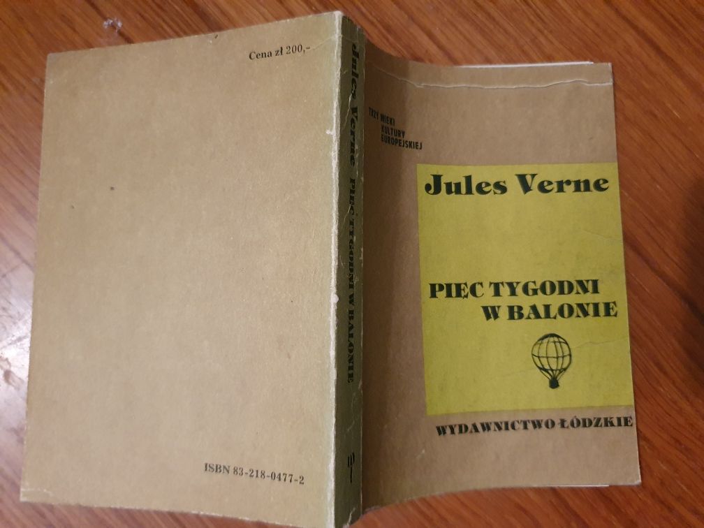 Pięć tygodni w balonie - Juliusz Jules Verne