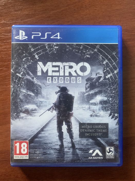 Metro exodus ps4 ps5 диск русская озвучка +карта