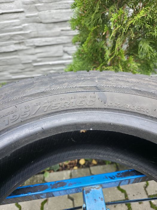 2szt zima 195/75-16C Hankook Winter RW06 7mm