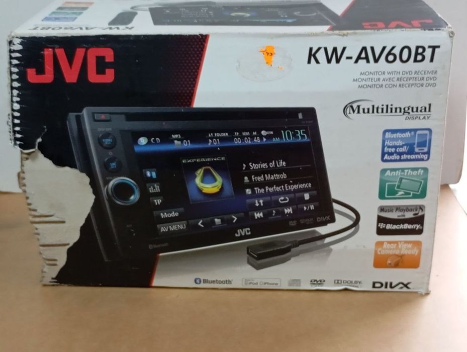 Продам магнитолу JVC KW-AV60BT