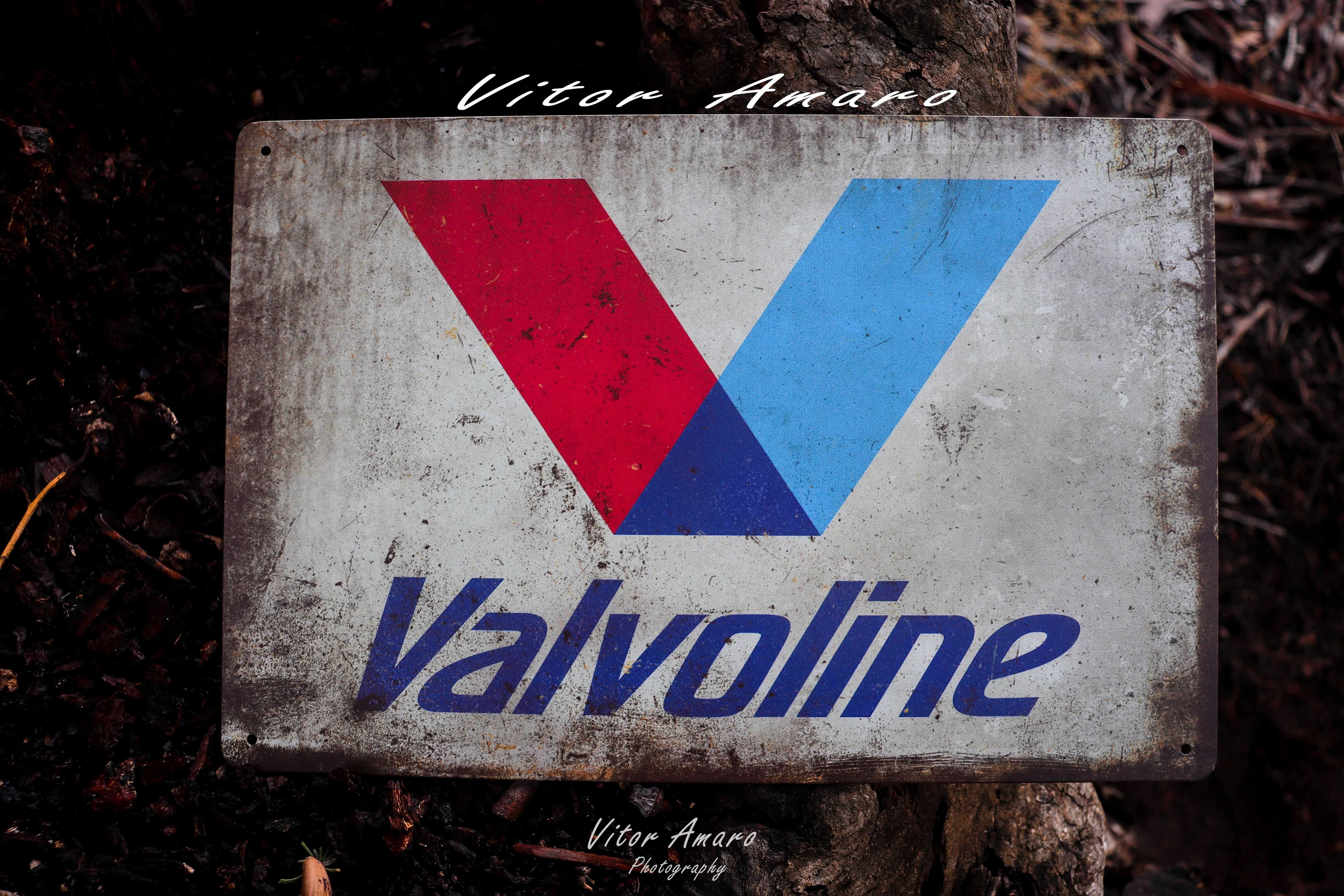Placa/Chapa de Metal Vintage/Retro Valvoline | NOVA
