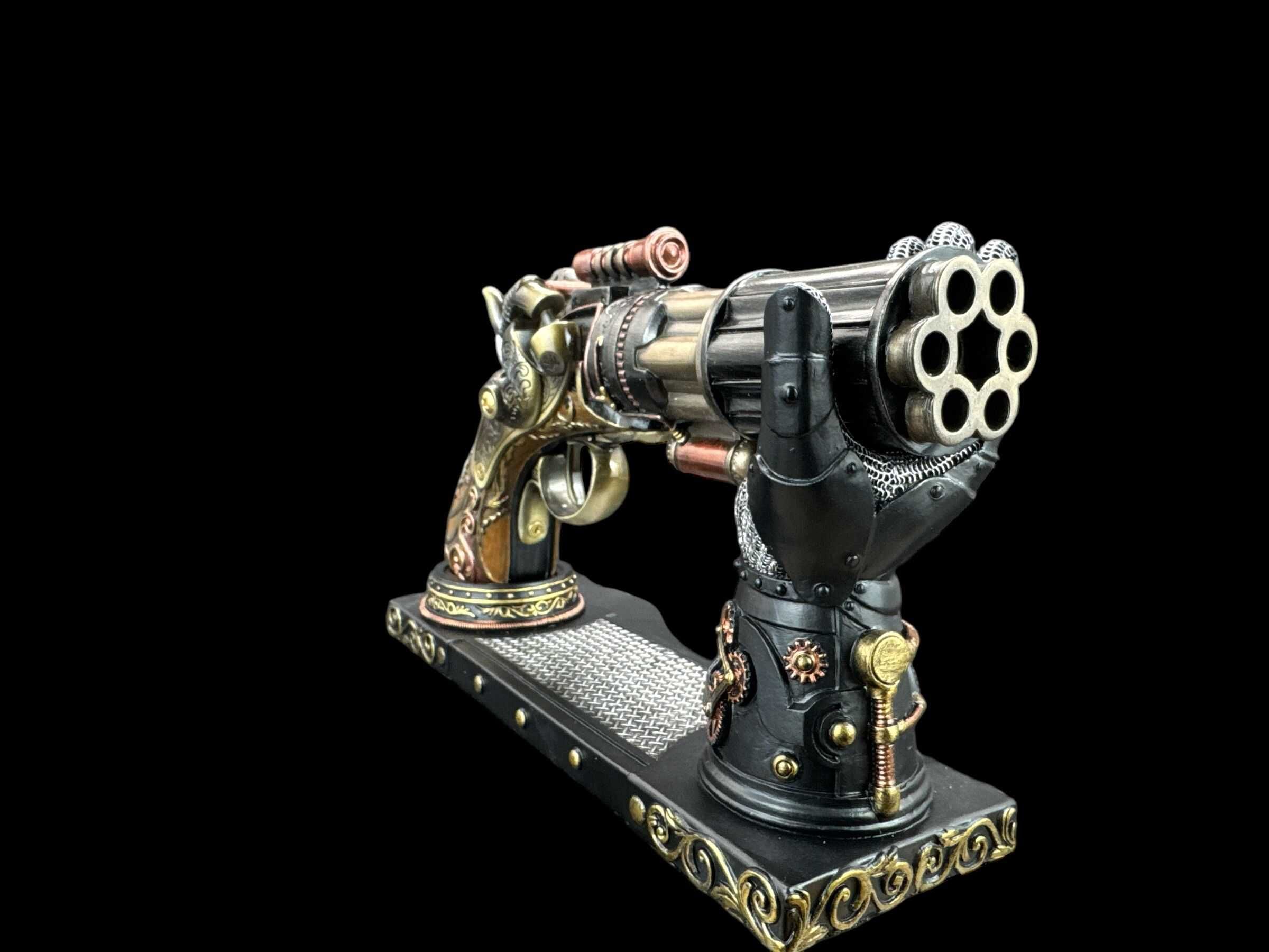 Pistolet rewolwer na stojaku Steampunk Veronese WU76919YA