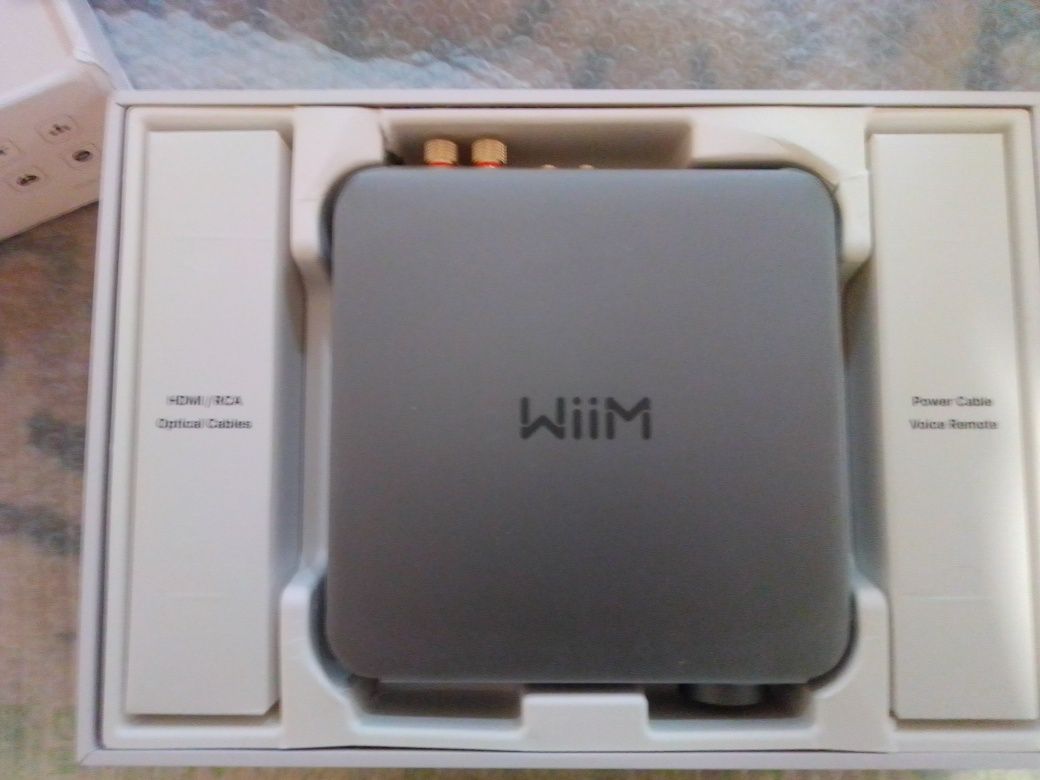 WiiM Amp  ,DAC,  2X 80watt, Spotify Tidal vTuner Tunelin Bluetooth