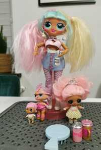 Zestaw lalka barbie lol omg