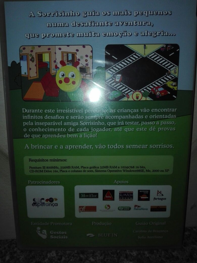 Jogo PC CD-ROM Vamos Aprender Semear Sorrisos