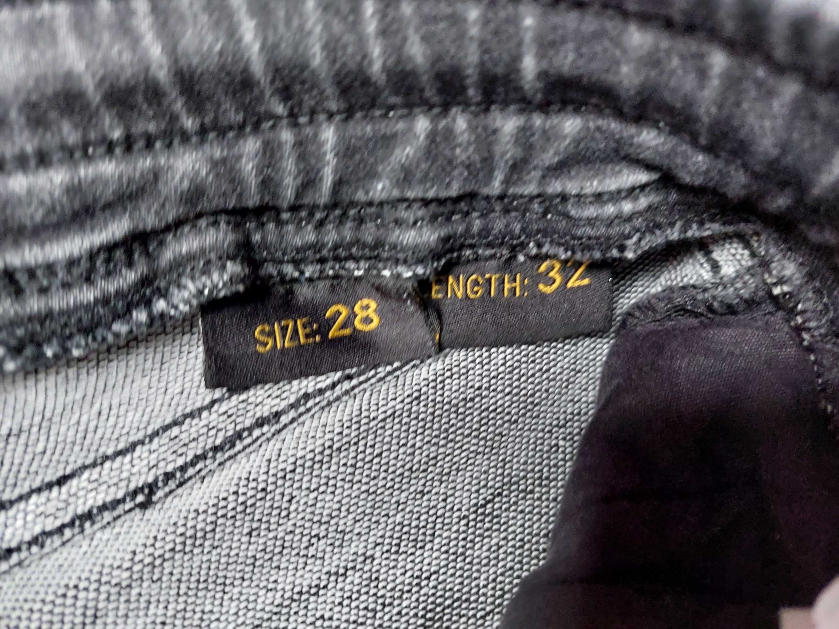 Spodnie męskie jeansowe joggery House W28 L32