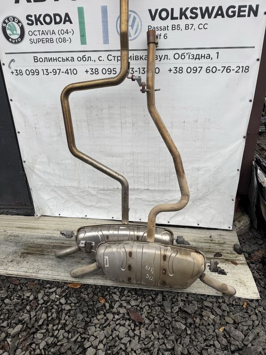 Глушник глушитель Tiguan Allspace USA США Тігуан