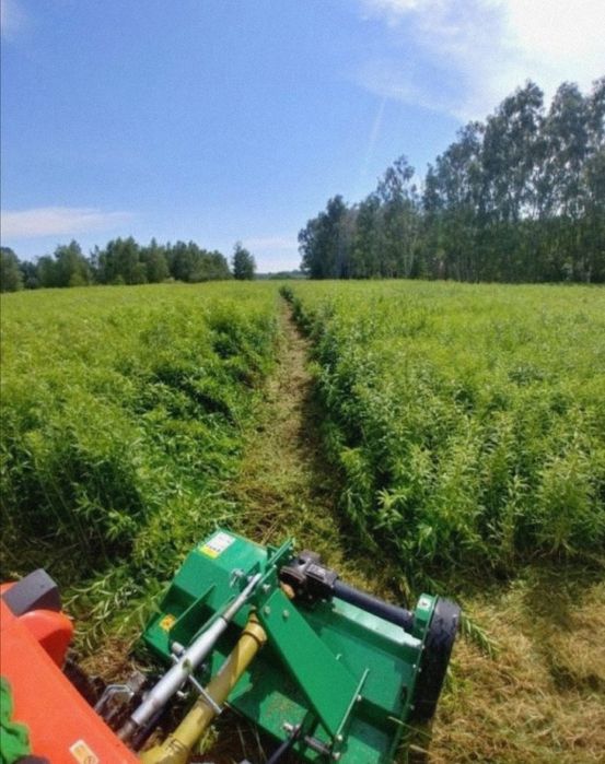 Glebogryzarka separacyjna Koszenie trawy zakładanie trawnika rębak