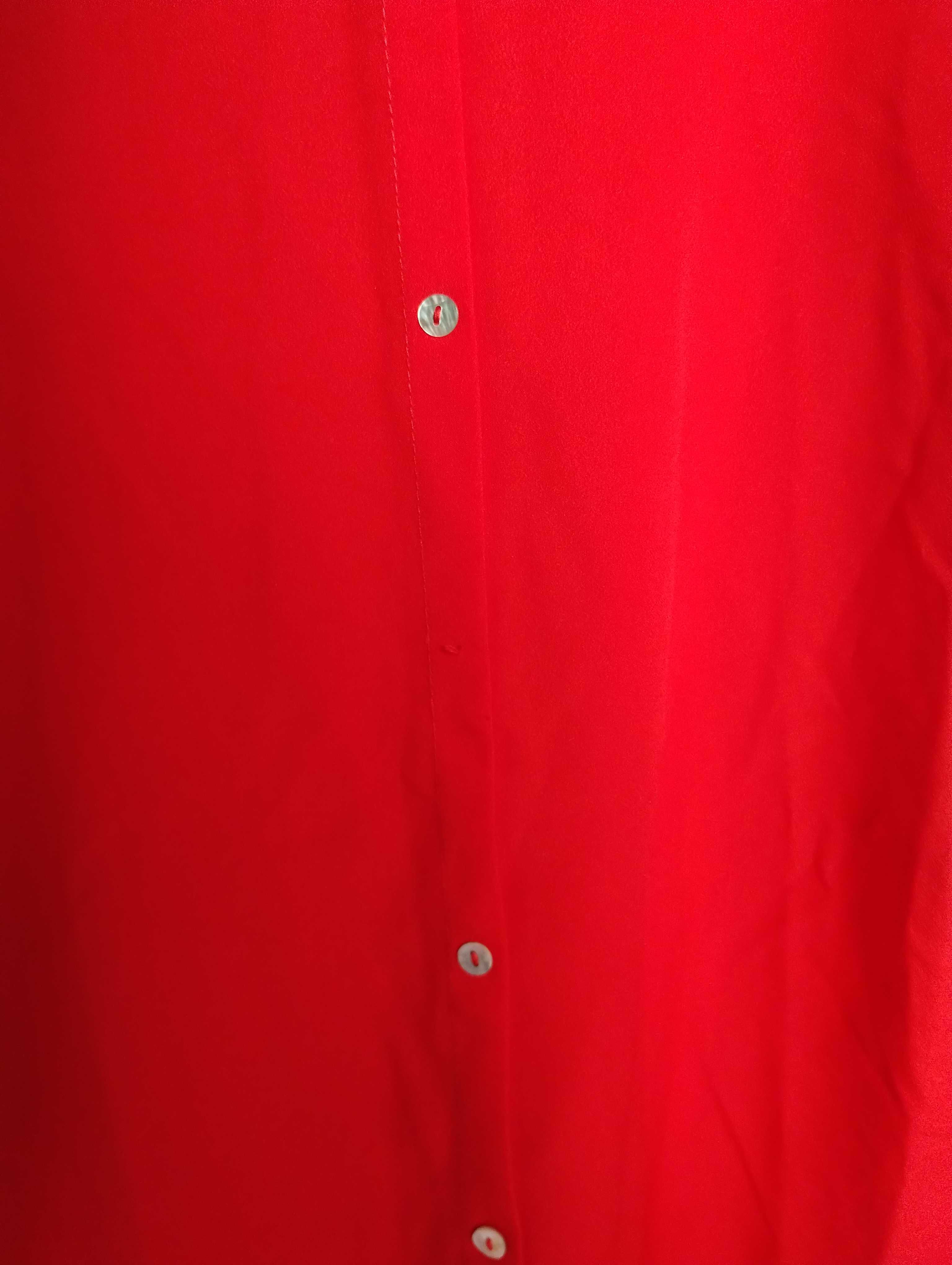 Reserved czerwona luźna bluzka damska 38 M