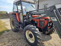 Zetor 7340 Turbo 4x4 Rewers 81km w Oryginale Quicke 3sekcje Transport