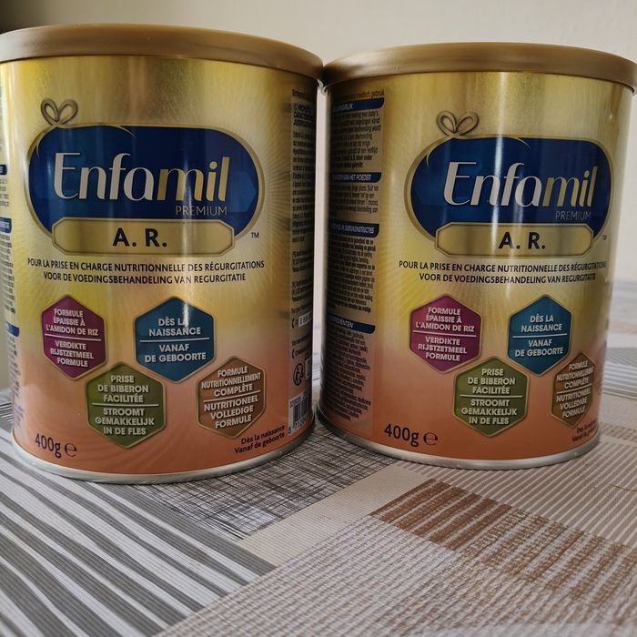 Суміш Enfamil ar  антирефлюкс ,Humana hn  Хумана смесь