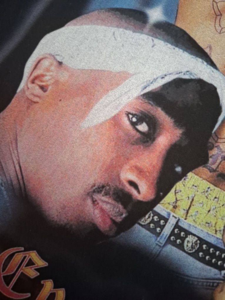 Tupac T-shirt preta