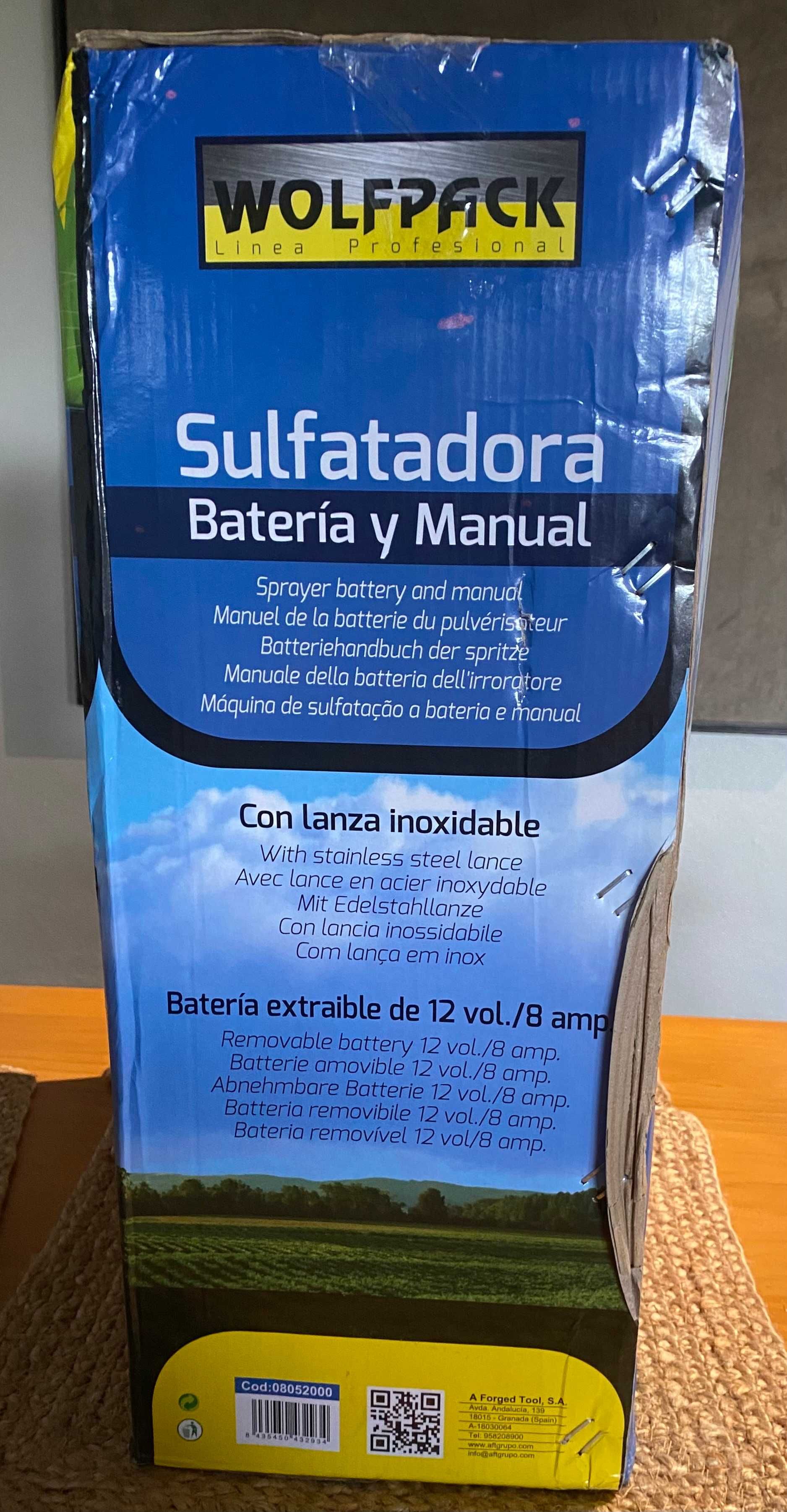 Pulverizador manual e a bateria Wolfpack (RESERVADO)