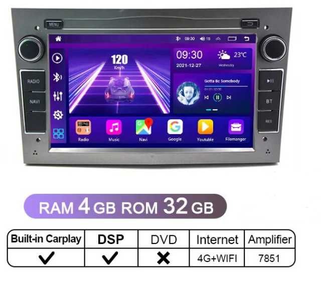 2 Din Android 10 Автомобільна магнітола 4 Gb / 32 Gb