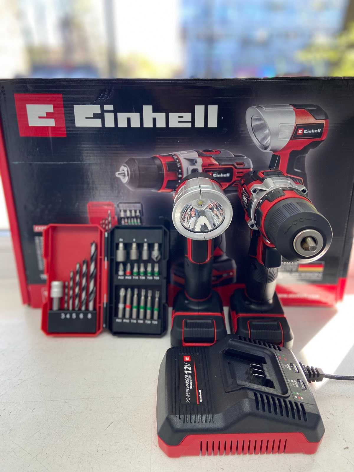 Шуруповерт аккумуляторный Einhell TE-CD 12/1 Li +22+CL