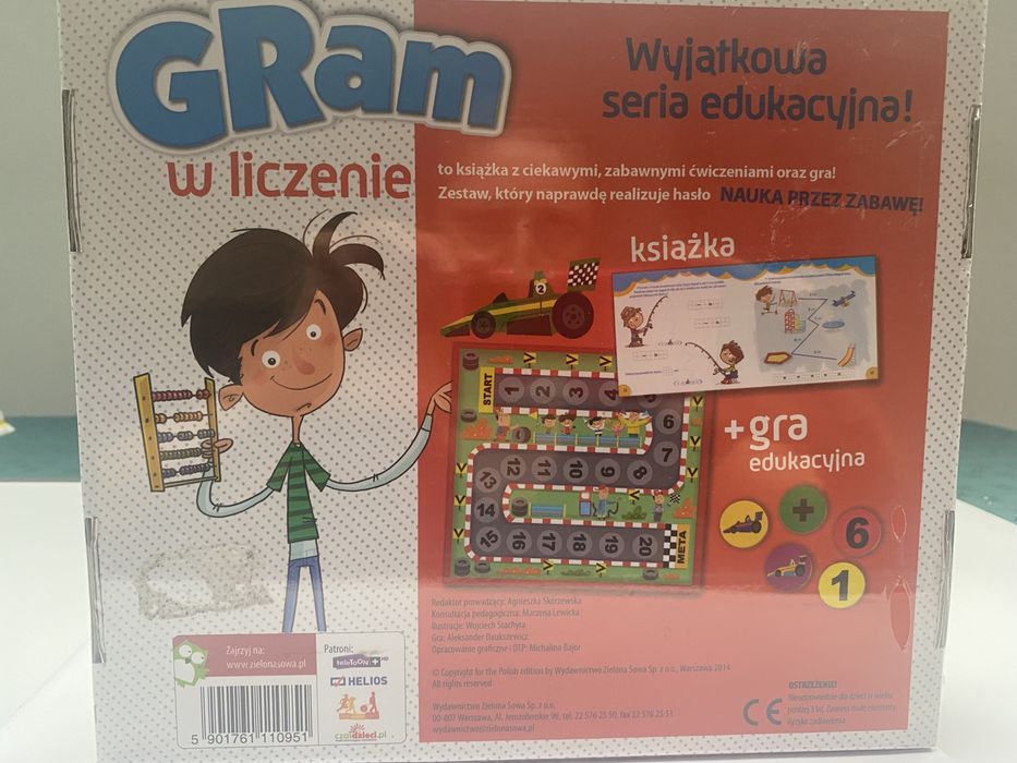 Gra edukacyjna z książeczką ‚Gram w liczenie’, 7+