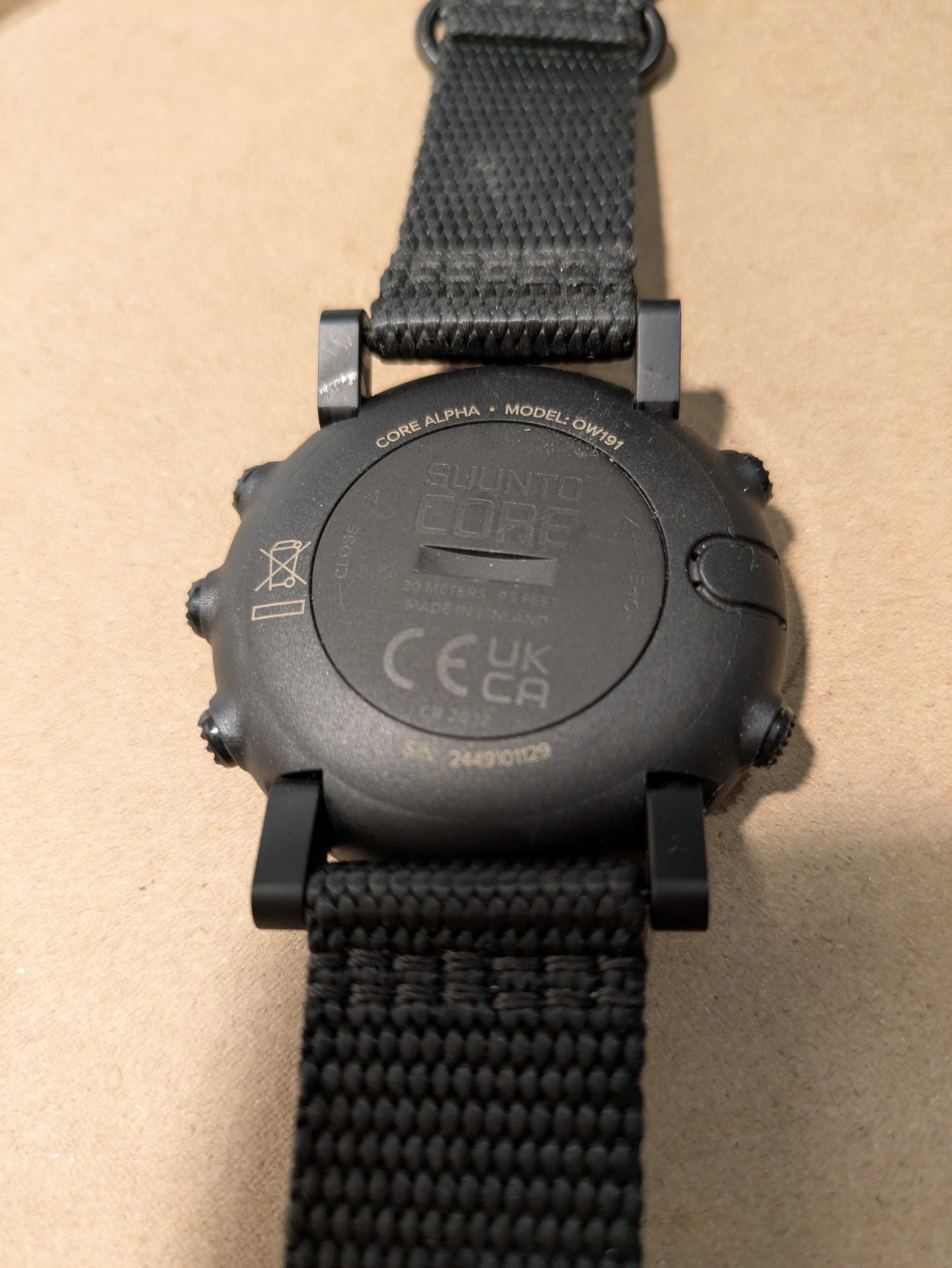 Zegarek outdoor Suunto Core Alpha Stealth – nowy, gwarancja, pudełko