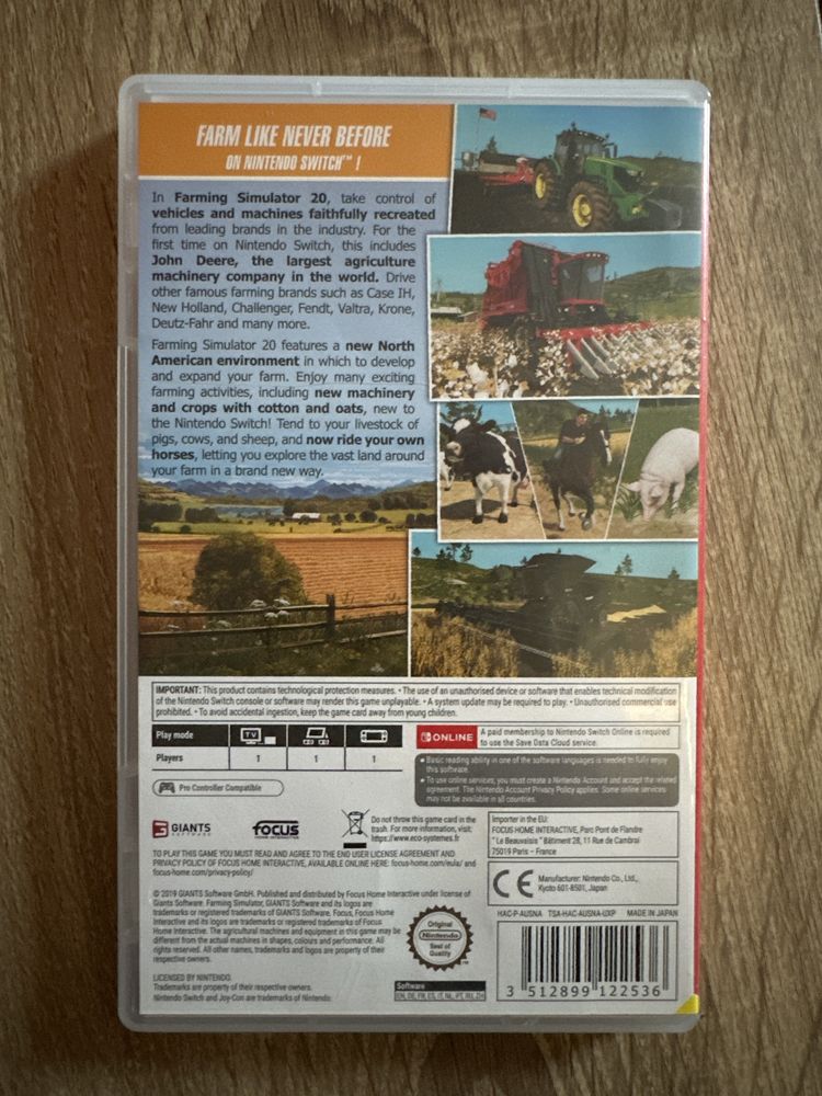 Farming Simulator 20 Nintendo Switch