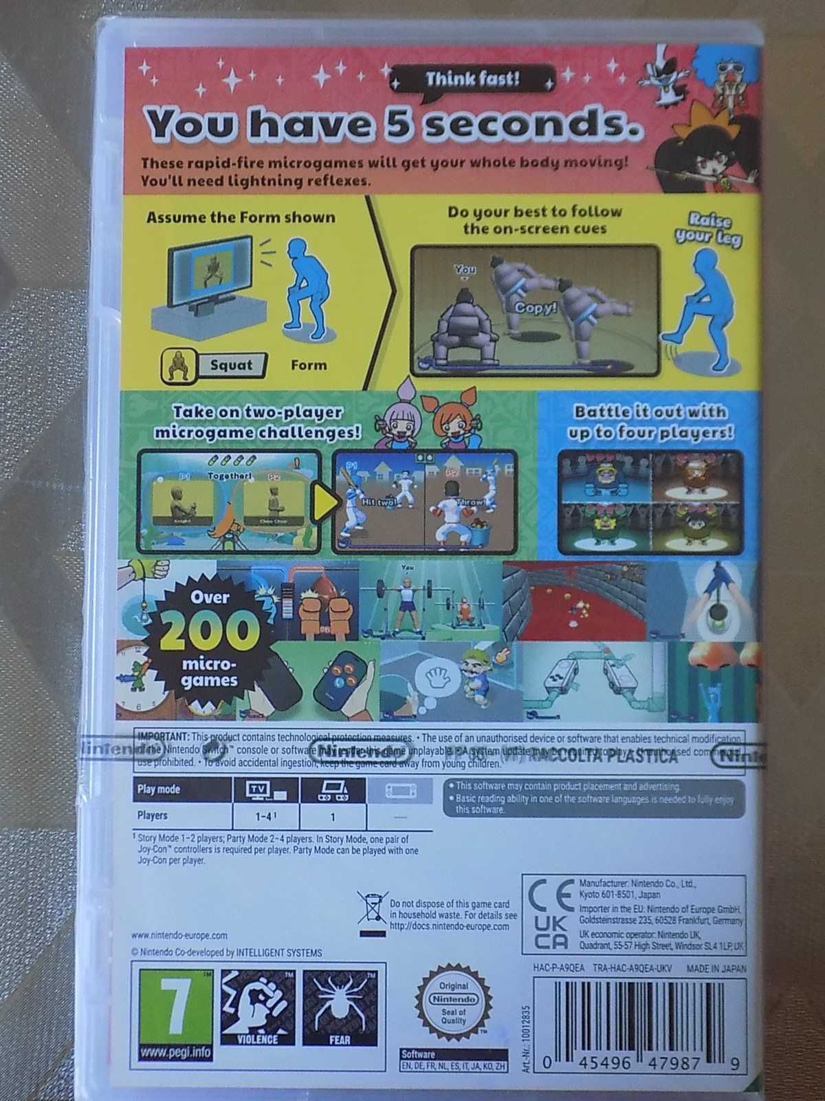 WarioWare: Move it! wąsacz na Nintendo Switch /Switch OLED/Switch Lite