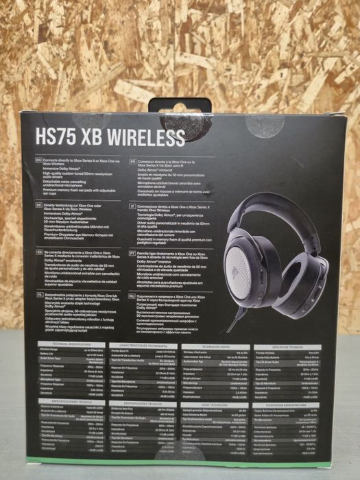 Phones Corsair HS75 XB Wireless {NOVOS}