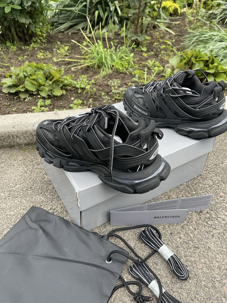 Кросівки Balenciaga Track 3.0 чорні баленсіага трак 3