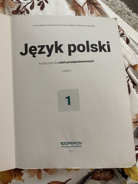 Podrecznik Jezyk Polski 1 czesc 1