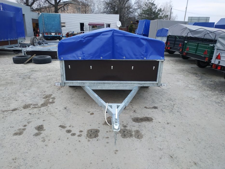 ПРОДАЖ Оцинкований двухвісний причіп німецькі комплектуючі!