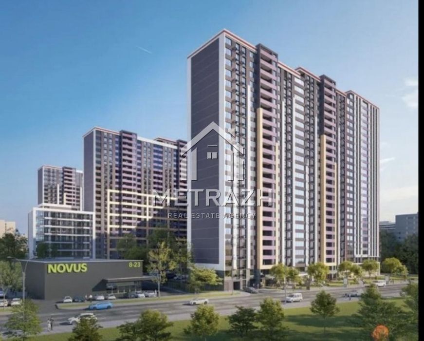 ТОП! 2к квартира 77м²  в ЖК «OK'Land»