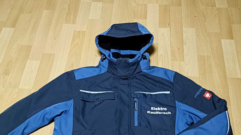 Męska zimowa kurtka softshell ENGELBERT STRAUSS MOTION r.M st.idealny