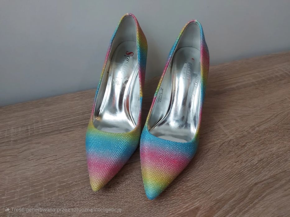 Szpilki czółenka 9cm rozmiar 36-23,5cm