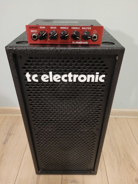 Wzmacniacz i kolumna basowa TC Electronic BAM200 i BC208