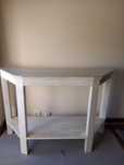 Consola entrada em branco efeito vintage