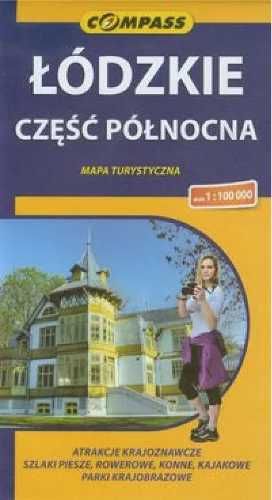 Mapa turystyczna - Łódzkie cz. północna 1:100 000 - praca zbiorowa