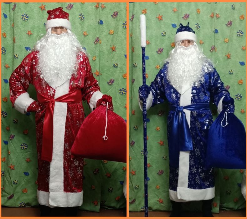 Дід Дед Мороз Костюм Діда Деда Мороза Снігуроньки Снегурочки Миколая