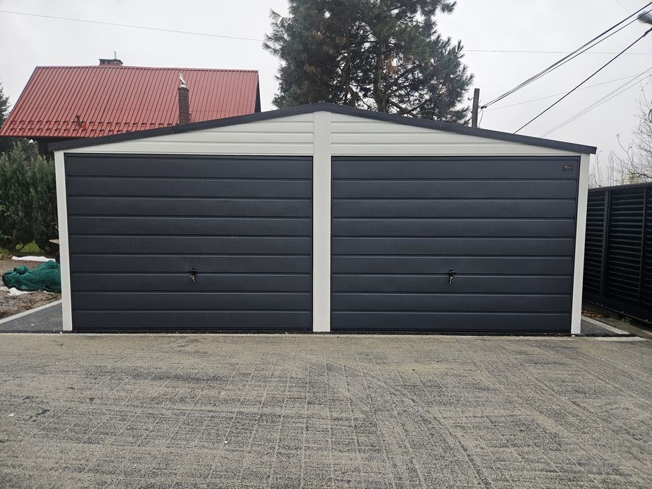 6x5.8 POD Garaze Blaszane Garaż Blaszany Blaszak Blaszaki Nowoczesne