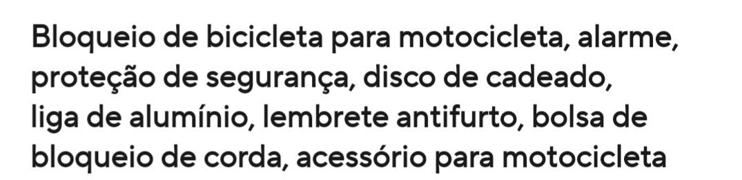 Bloqueador de motos ou bicicleta