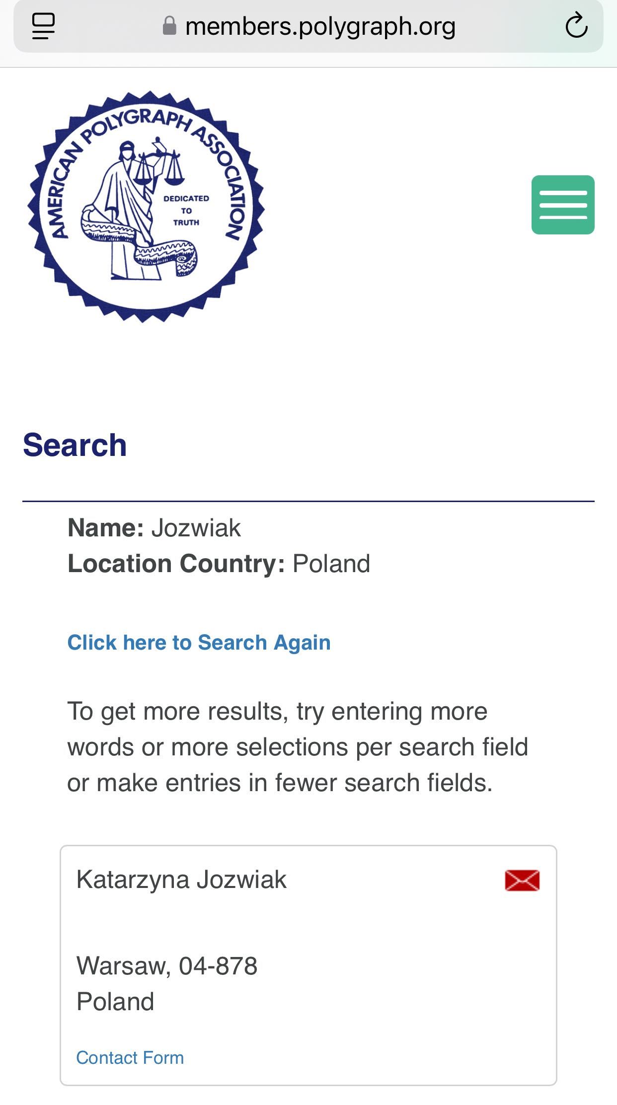 wariograf, wykrywacz kłamstw, badanie poligraficzne wariograficzne