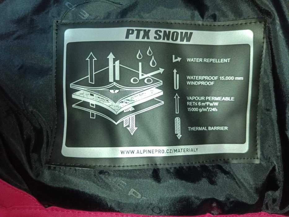 Damska kurtka narciarska Alpine Pro Reama Pink M