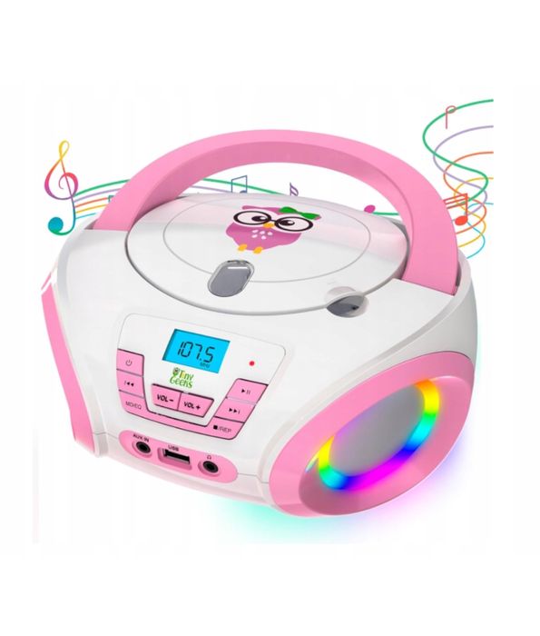 Boombox odtwarzacz CD TinyGeeks Tunes Kids