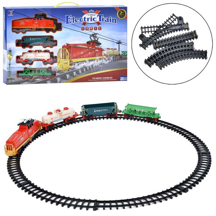 Игрушка детская железная дорога Metr+ 2099-2 свет музыка