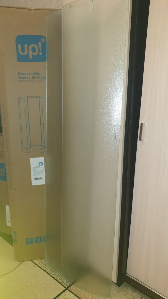 Шкляни двері д/душової кабіни 80×80