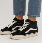 Sprzedam buty damskie trampki czarne za kostkę vans sk8-hi Old skool r