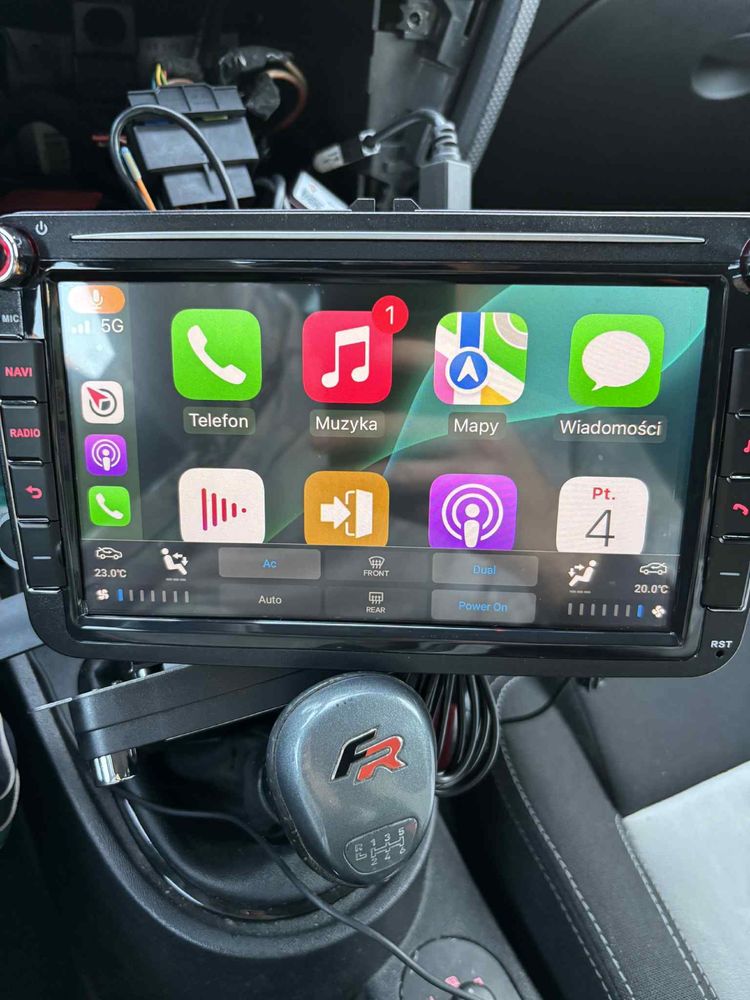 Radio android ISUDAR seat leon 2, carplay, 6gb ram, kamera cofania