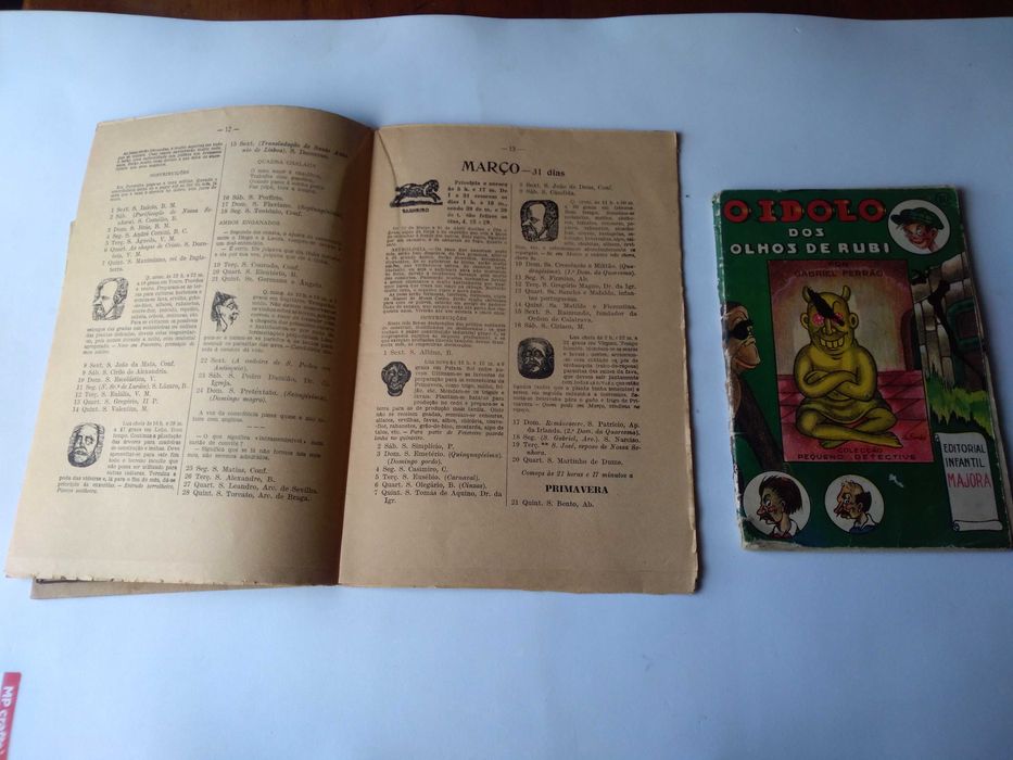 Um livro da Majora e 2 destacáveis de antigas revistas. Ver descrição