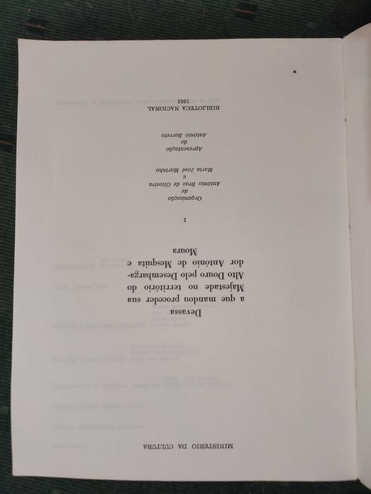 Devassa a que mandou proceder sua Majestade território do Alto Douro