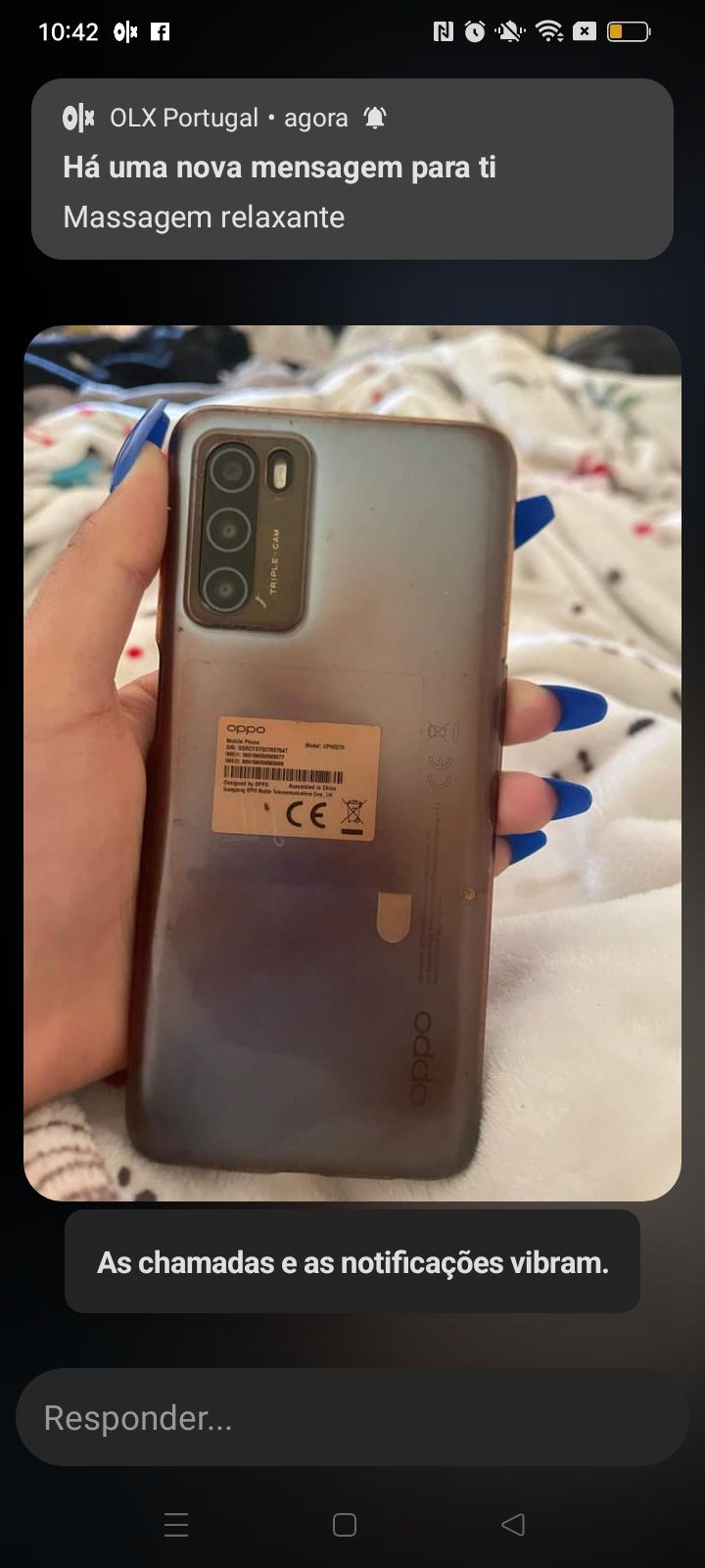 Vendo telemóvel OPPO usado