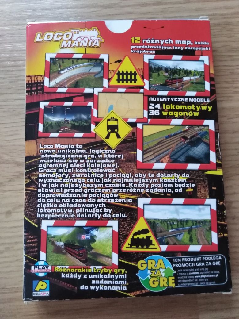 Gra komputerowa Loco Mania - pociągi [PC]