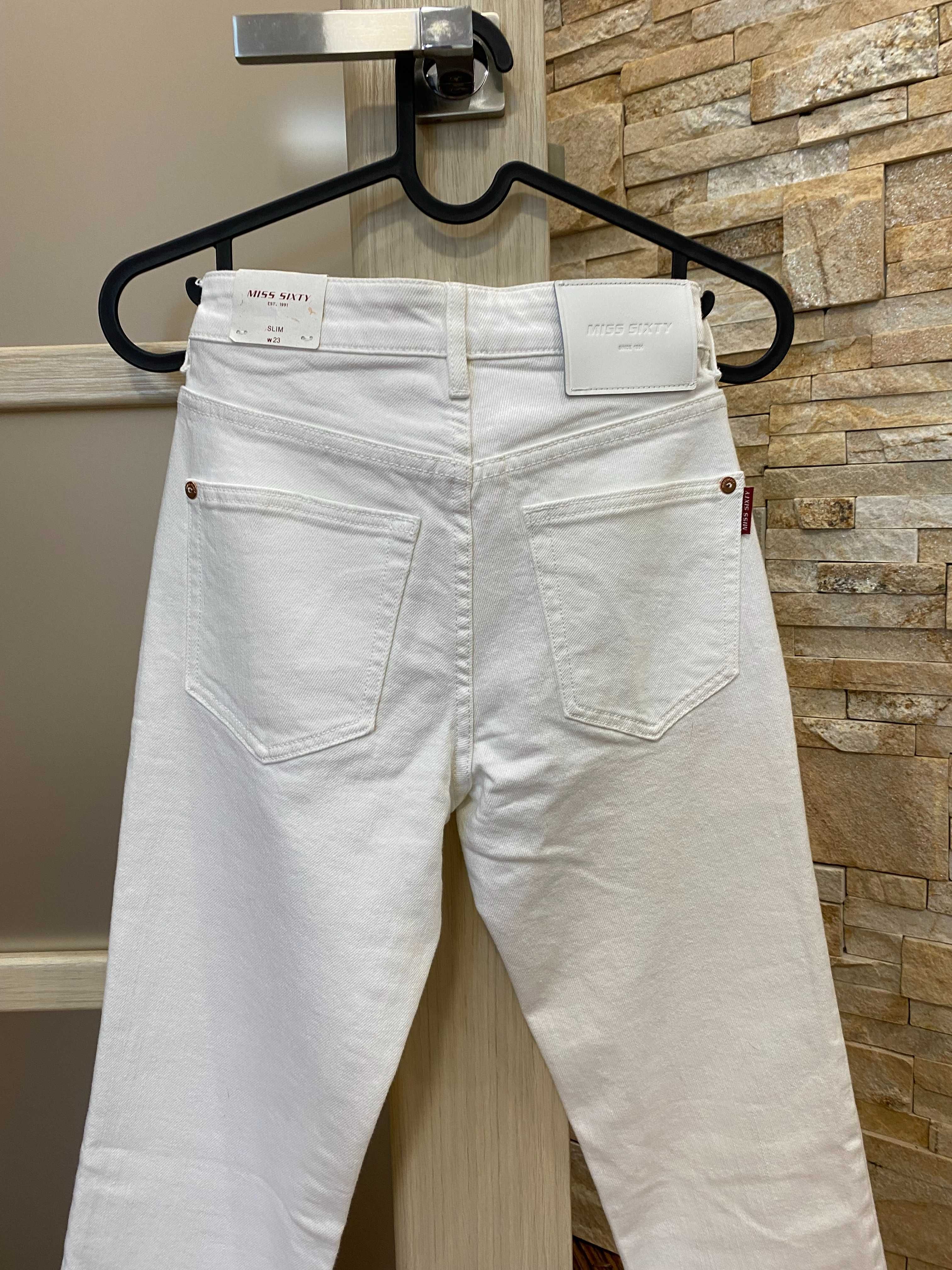 Белые джинсы slim мисс сиксти miss sixty оригинал білі джинси оригінал