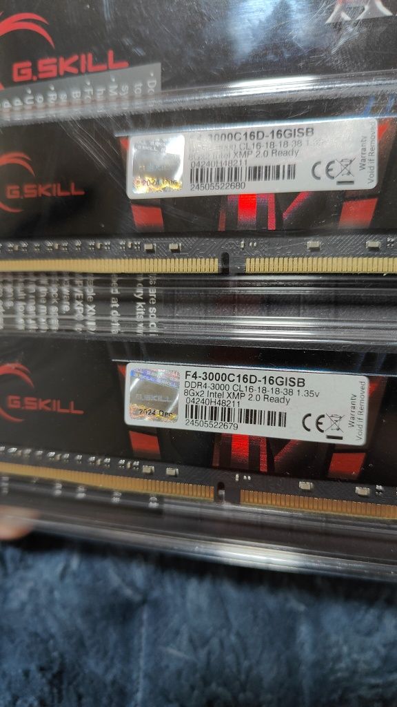 Набор оперативная память G.SKILL 16Gb ( 2х8 gb ) DDR4 3000MHz Aegis (F