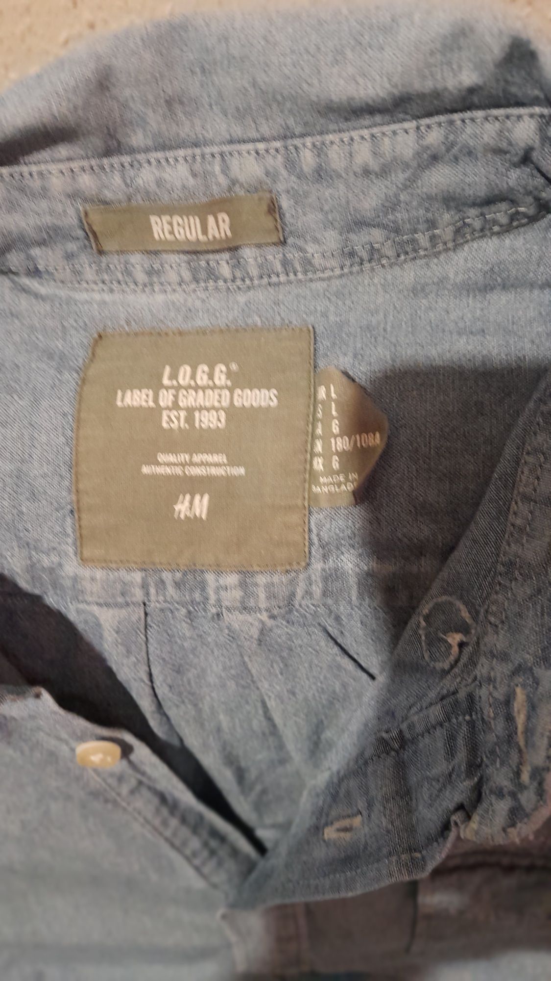 H&M koszula  letnia Denim